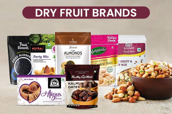 All dry fruit brands in one image