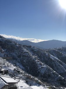 Shimla view in Winters