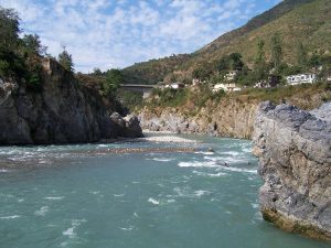 Tattapani, river bank