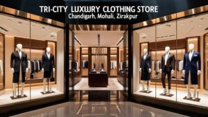 luxury clothing store image in tri city india, chandigarh, mohali, zirakpur