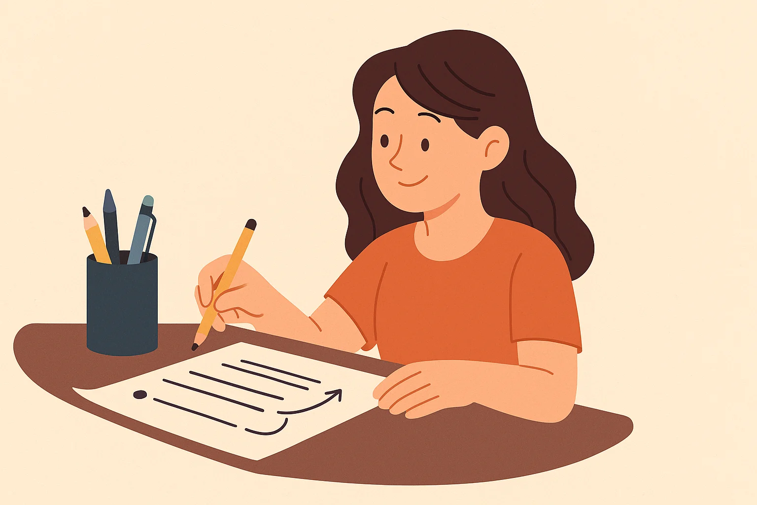 create an outline for writing your blog
