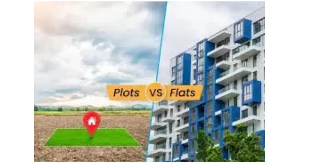 image of flats vs plots which is better?