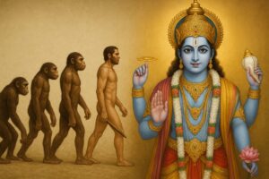 Human Evolution and Lord Vishnu's Avatars
