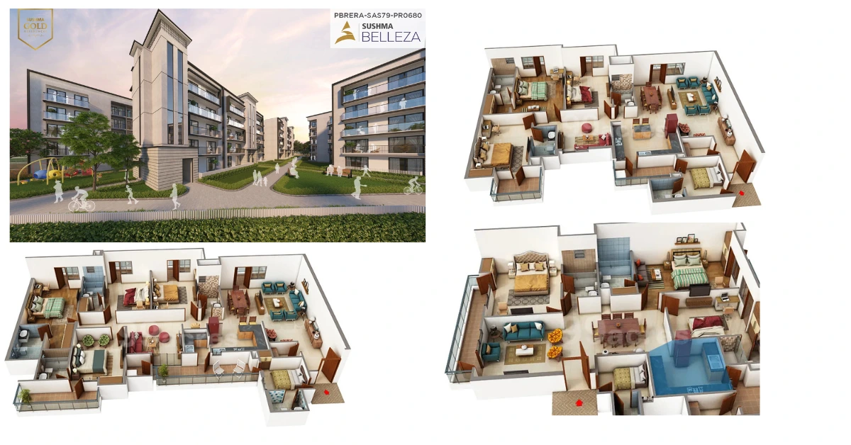 sushma belleza also called best residential project in zirakpur