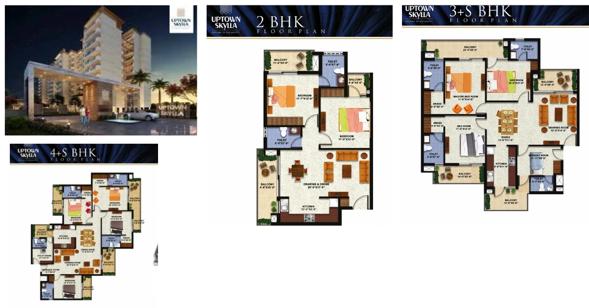 uptown skylla also known as best residential project in zirakpur