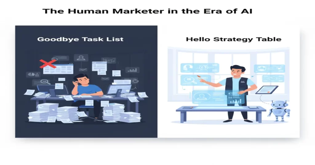 The humen marketer in era of AI