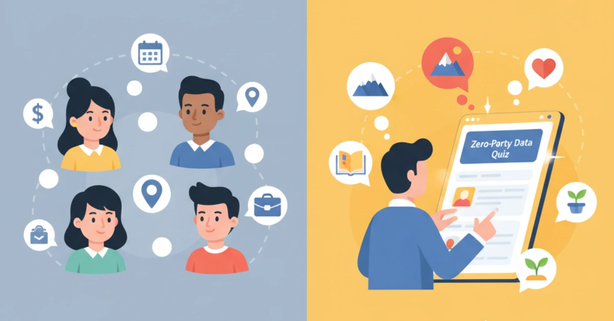 Zero-party data of demographics and desire