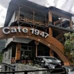 Cafe 1947 riverside view in Old Manali