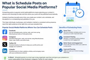 What is Schedule Posts on Popular Social Media Platforms