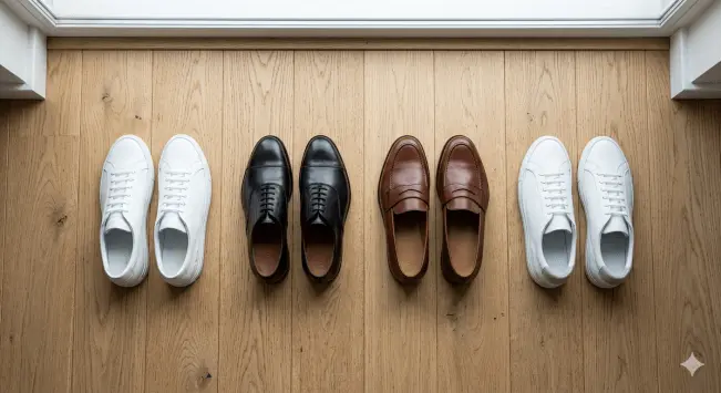 clean white sneakers classy and rich look instantly
