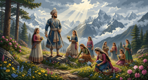 The King and his 9 daughters