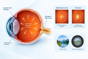 Glaucoma Eye Pressure Infographic Common Eye Diseases and Their Treatments: A Complete Guide
