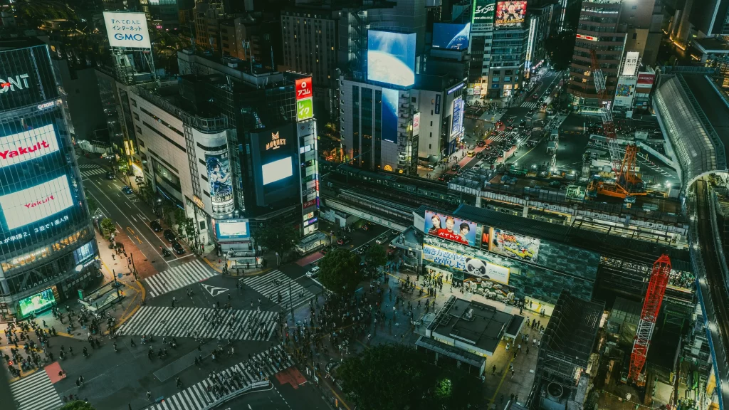 Shibuya Crossing during a Japan 7-Day Itinerary
