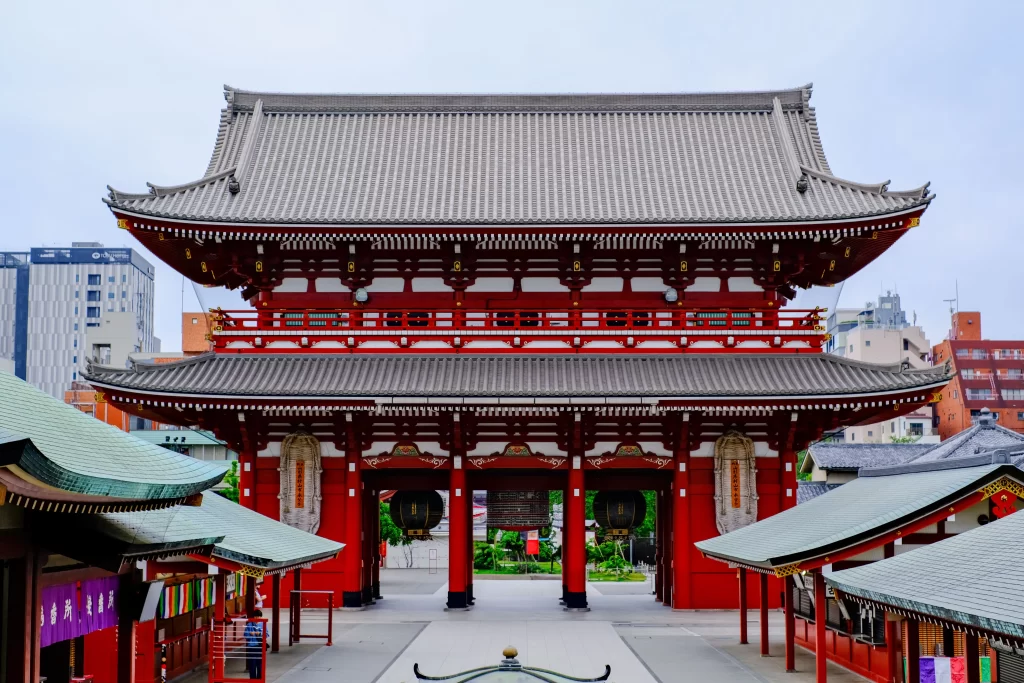 Senso-ji Temple in Tokyo during a 7-day Japan trip